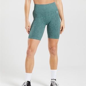 Gymshark Adapt Animal Seamless Shorts - Iceberg Blue/Thunder Blue